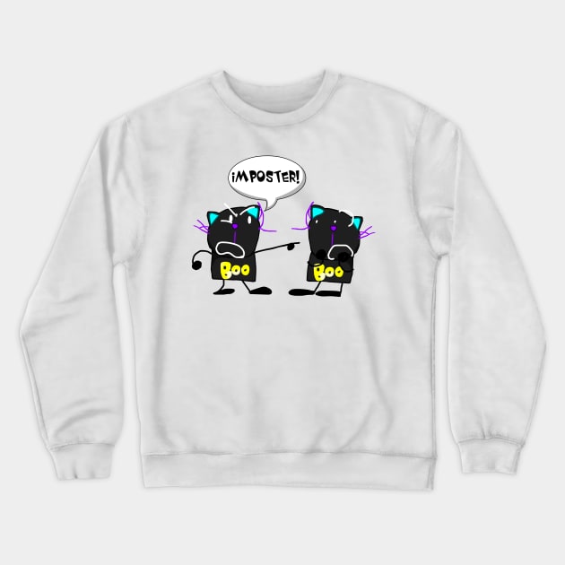 Imposter! Crewneck Sweatshirt by Baddy's Shop